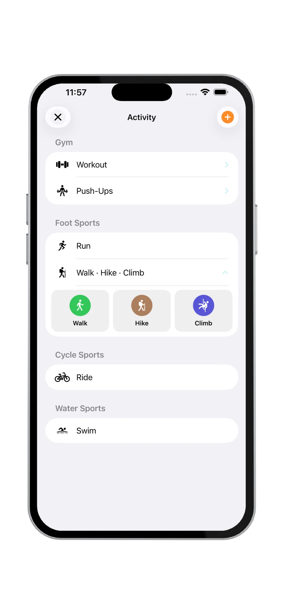 Workout Tracking